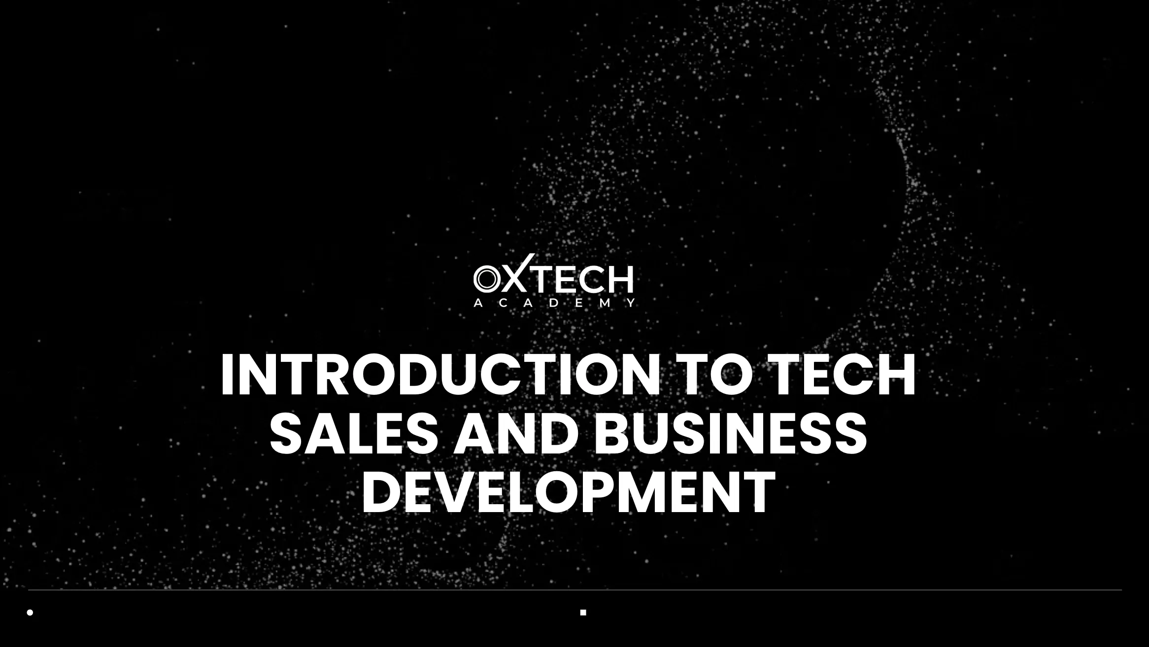 Introduction to Tech Sales and Business Development