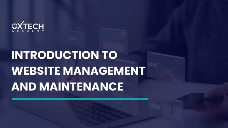 Introduction to Website Management and Maintenance